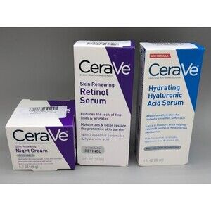 Combo 3 Count CeraVe Hydrating, Renewing, Renewing Night Cream